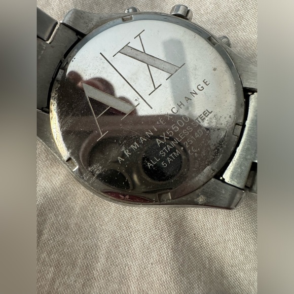 Armani Exchange Silver Chronograph Watch - Picture 4 of 5